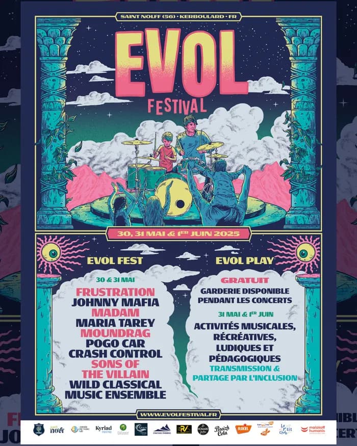 Affiche du festival EVOL